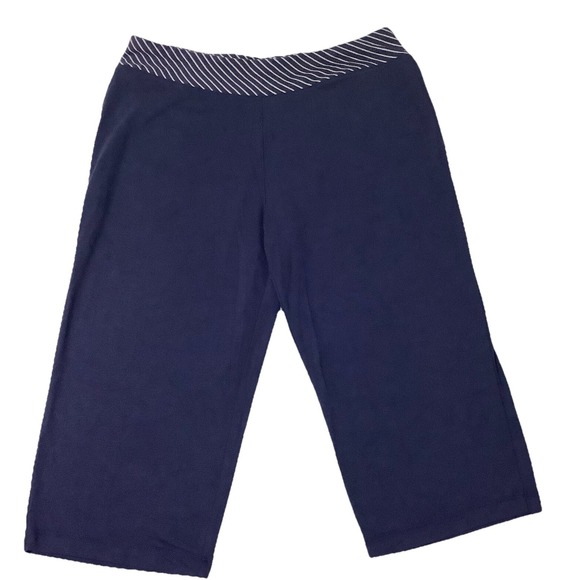 Pants - National NWT Women's PXL Pull On‎ Soft Ultra Capri's Navy Blue
